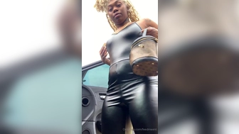 Creamiest Pussy aka fmereloaded onlyfans Naughty nipple performs a light striptease