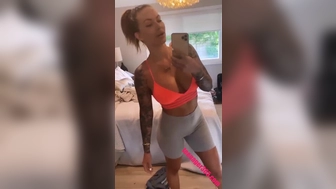 Dakota James onlyfans Crazy lady caresses natural tits