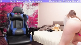 Fox-Lisa отменные розовые дырочки и соски