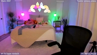 stacy_x3 chaturbate Busty Shmara caresses her lips-