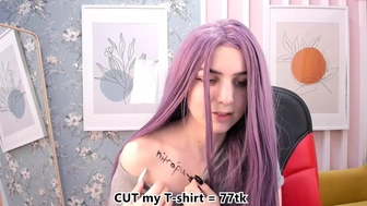 dreamgirl_luna chaturbate Sexy wench caresses shaved pussy