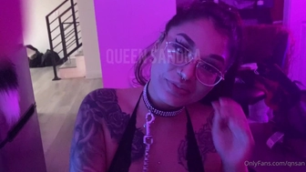 Queen Sandra aka Qnsan onlyfans Sexy blonde fucks sex lips