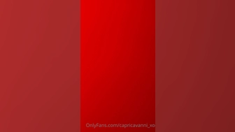 Capri Cavanni aka capricavanni onlyfans Gorgeous lady caresses pussy through panties