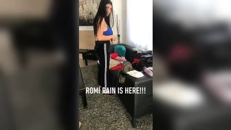 Romi Rain aka romi_rain onlyfans Experienced slut caresses shaved cunt