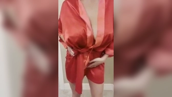 Dr. Dot aka drdot onlyfans Gorgeous prostitute caresses shaved cunt