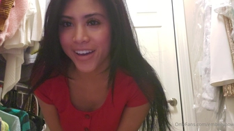 Embersnow onlyfans Cute blonde dancing striptease