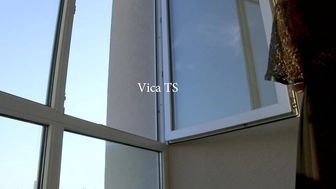 VicaTS onlyfans Juicy babe caresses pussy