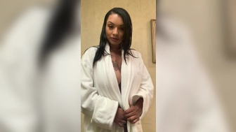 Ashley Amor aka ashleyamor onlyfans Babe in stockings fucks both holes