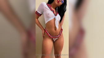 nty_naomi aka ms.naughtynaomi onlyfans  fiercely jerking off her fat pussy