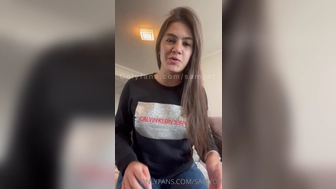 Samy akasamyof onlyfans Busty bitch in stockings gently fingering pussy