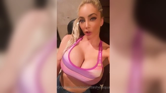 Nicolette Shea aka nicolettesheasquad onlyfans White-haired Shmara posing in lingerie