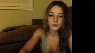 sbaby_ chaturbate Curvy slut caresses pussy through panties