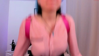 amanda_bler chaturbate Busty Shmara caresses her lips-