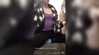 moonandstars713 onlyfans Naughty trash screeches like a bitch on a mate during vaginal masturbation