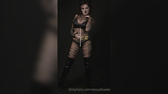 tessafowler onlyfans Cute little doll caresses big boobs