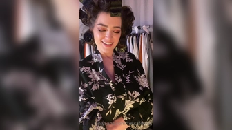 tessafowler onlyfans Slut in stockings caresses shaved pussy