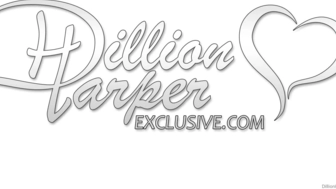 dillionharper onlyfans Beauty in stockings gently pulls pussy