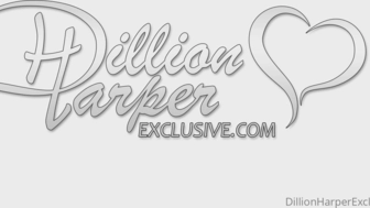 dillionharper onlyfans Adult bitch dabbles with rubber penis