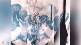 Red Fox_Tattooed Girl Masturbate Wet Pussy Long Time Without Sex