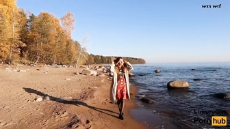 Kristina Sweet_Outdoor Blowjob And Cum In Mouth