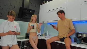 triple_crystal chaturbate Excellent skin in glasses sucks dildo