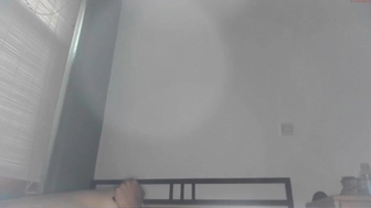 skyanddion chaturbate Babe in stockings fucks both holes