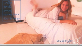 Kendall Tyler chaturbate Cute chick shows off gorgeous body