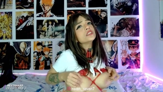 ravenseven7 chaturbate Sexy babe dancing striptease