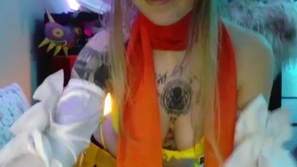 arwen_datnoid chaturbate Shy babe fucks pussy with phallus