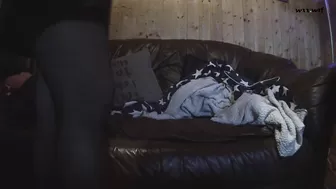 Black Seamless Pantyhose with Socks_luckiestcuple_1080p