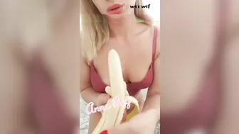 Blowjob Banana Play 4K_AnnaReyHorny_1080p