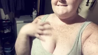 Chubby Girl Shows off Blue Thong_Chubby_Pi_1080p
