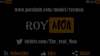 RoyMoa_026 Минет крупным планом с пульсирующей спермой в рот