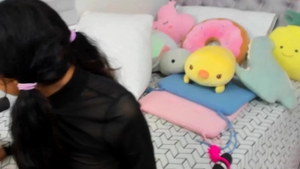 hanna_costello chaturbate Tiny in a mask caresses the vagina