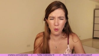 cutenataly chaturbate Blissful chick strips small tits