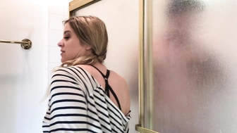 Erin Electra _Stepdaughter Surprises Stepdad In The Shower And Begs For His Cock