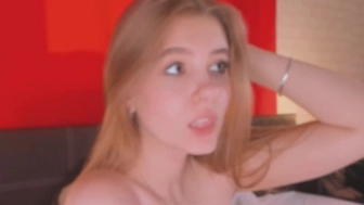 PassionDetector Gorgeous babe fucks her shaved pussy