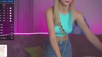 oh-honey Gorgeous teen doll caresses big tits