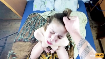 POV Анальное наказание Настоящий трах от задницы до рта Кончить на лицо