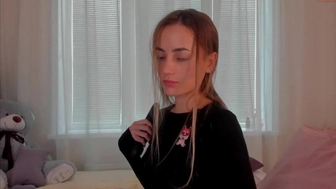 angelina_new chaturbate Busty hottie fucks handjob cunt