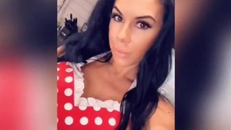 Ashley Lucero onlyfans black-haired bitch demonstrates underwear