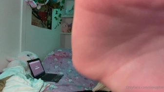 sleepyfae onlyfans fascinating whore turns on mouthwatering forms