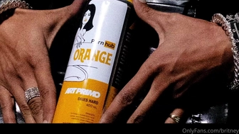 Britney Amber aka britneyamber onlyfans crazy courtesan caresses intimate places