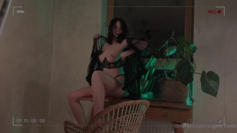 Angela Halee aka angela_halee onlyfans fascinating skin strips and pulls pussy