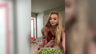 Lexi Lore aka lexilore onlyfans slender babe masturbates pussy