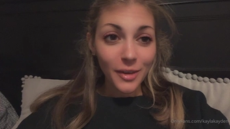 Kayla Kayden aka kaylakayden onlyfans 1_01_2022 footage
