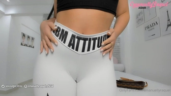 Emanuelly Raquel aka emanuellyraquel onlyfans beautiful bitch jerks off with an unusual device
