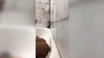 Bria Backwoods aka briabackwoods onlyfans shy woman swallows rubber penis