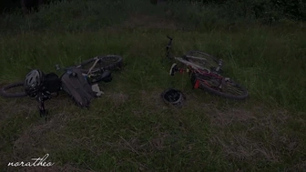 TEEN BIKER RIDES BIG DICK AND GETS HER PUSSY ROUGHLY FUCKED - LOUD INTENSE SQUIRTING ORGASM