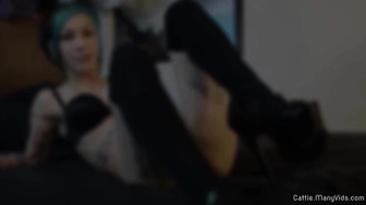 Cattie manyvids GFE, инструкция по дрочке с сюрпризом, CEI